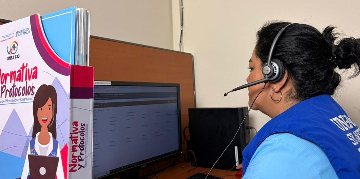 Foto: Atención familiar se fortalece con Línea 133/Cortesía