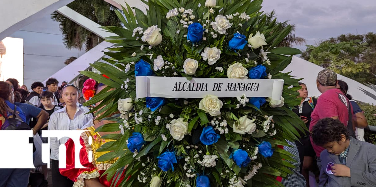 Foto: Managua conmemora el 97 aniversario de Rigoberto López Pérez/TN8