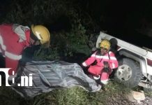 Matagalpa: lo que era un día de amor terminó en dolor y tragedia Foto: Tragedia en la carretera de Matagalpa/ TN8