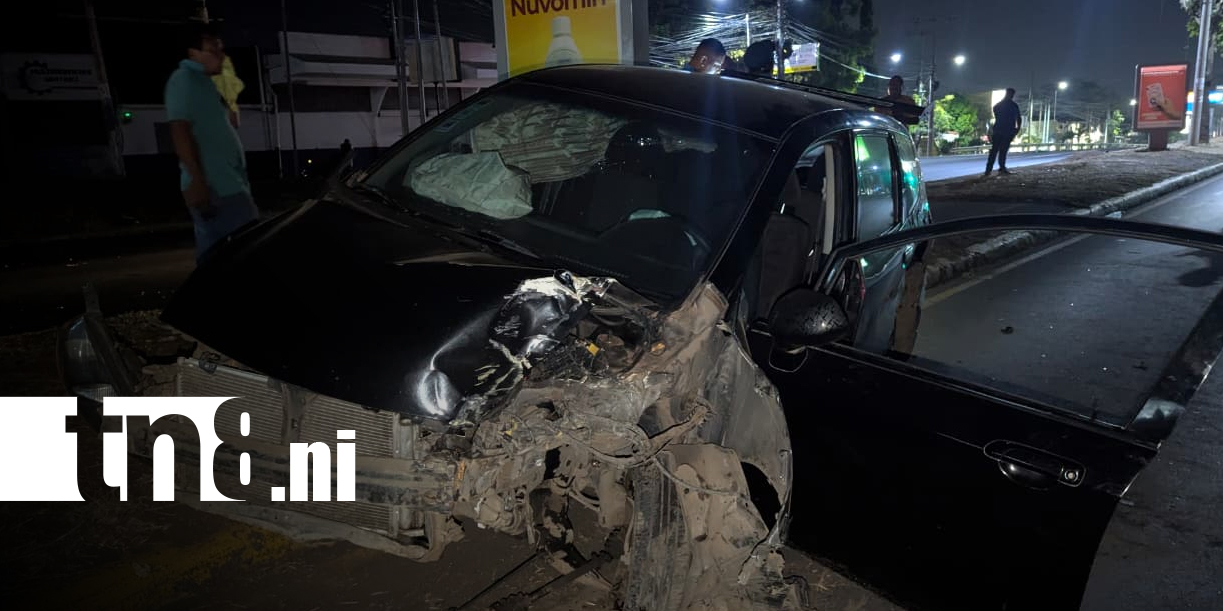 Foto: Caos vial en carretera a Masaya/ TN8