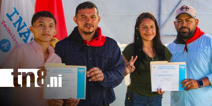 3 Foto: Más de 140 protagonistas reciben certificados de capacitación técnica en Niquinohomo/TN8