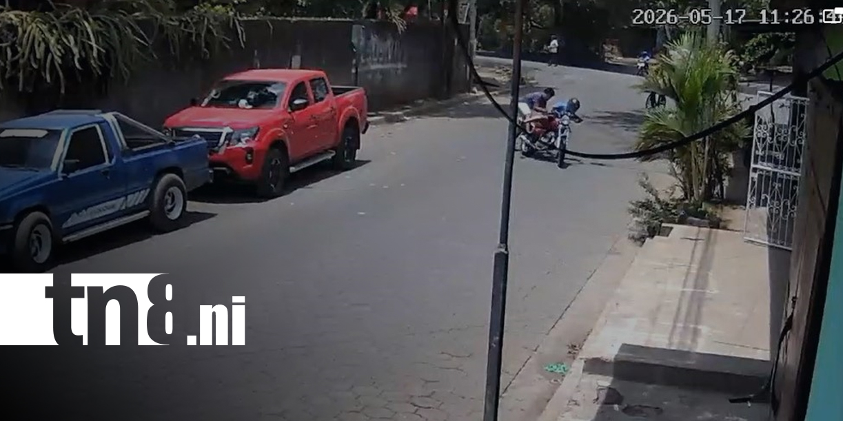 Foto: Accidente de moto en Chinandega/TN8