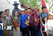 Militancia sandinista de Nandaime conmemora el 131 aniversario del natalicio de Augusto C. Sandino Foto: Nandaime y Niquinohomo honran el legado de Sandino en su natalicio/TN8