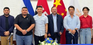 Foto: Embajador de China visita Liga Primera y destaca avances del fútbol nicaragüense/Cortesía