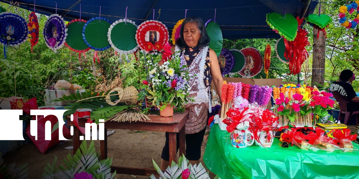 Foto: Vendedores de flores dinamizan la economía en el departamento de Rivas/TN8