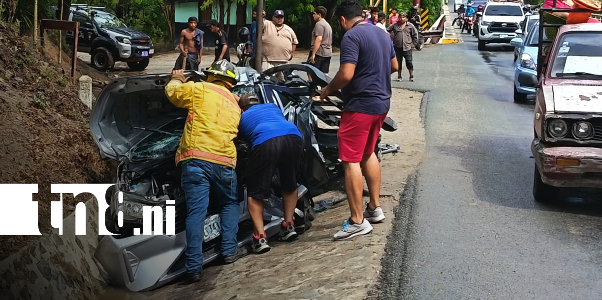 Foto: Triple choque deja nueve heridos en Ocotal/TN8