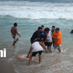 Paseo familiar termina en tragedia: hombre originario de León perece ahogado en playa de Rivas Foto: Joven leonés pierde la vida ahogado en balneario de Rivas/TN8