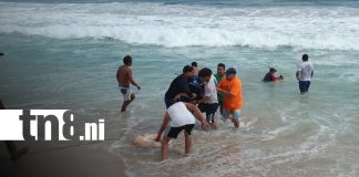 Foto: Joven leonés pierde la vida ahogado en balneario de Rivas/TN8