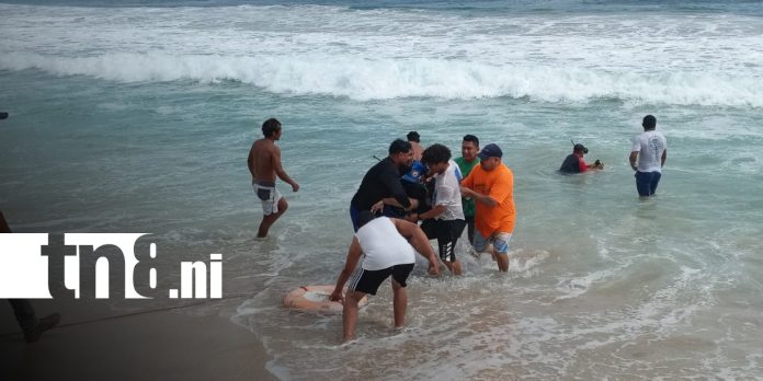 Foto: Joven leonés pierde la vida ahogado en balneario de Rivas/TN8 Foto: Joven leonés pierde la vida ahogado en balneario de Rivas/TN8