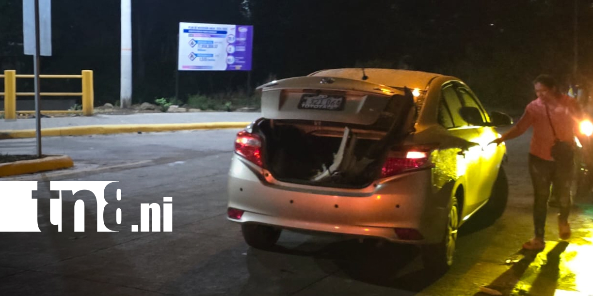 Foto: Accidente en Managua deja motociclista gravemente herido/TN8
