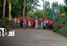 Inauguran 342 metros lineales de empedrado en Las Cuchillas, Isla de Ometepe Foto: Empedrado nuevo en Las Cuchillas, Ometepe/TN8