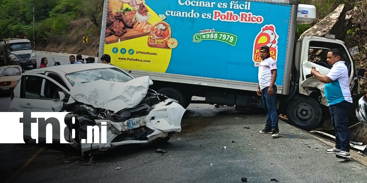 Foto: Muere uno de los lesionados tras triple colisión en Ocotal/TN8