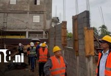25% de avance en la construcción del Instituto Horacio Hodgson en Bluefields Foto: Avanza construcción de moderno instituto en Bluefields/TN8