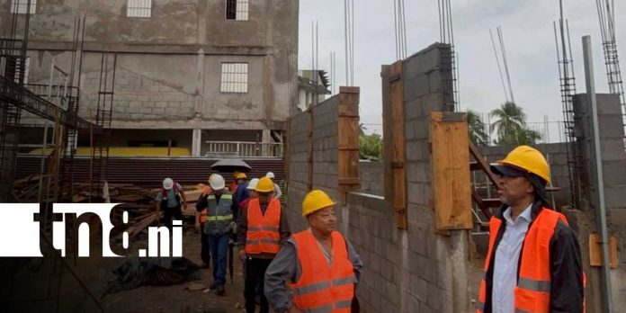 Foto: Avanza construcción de moderno instituto en Bluefields/TN8 Foto: Avanza construcción de moderno instituto en Bluefields/TN8