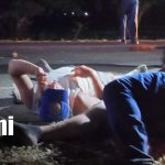 Fuerte atropello deja a dos vendedores de helados heridos en Carretera Vieja a León Foto: Atropello en Carretera Vieja a León deja dos heridos/TN8