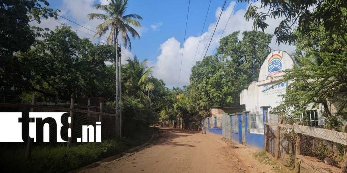Foto: Adoquinado Bilwi impulsa obras viales y desarrollo/TN8