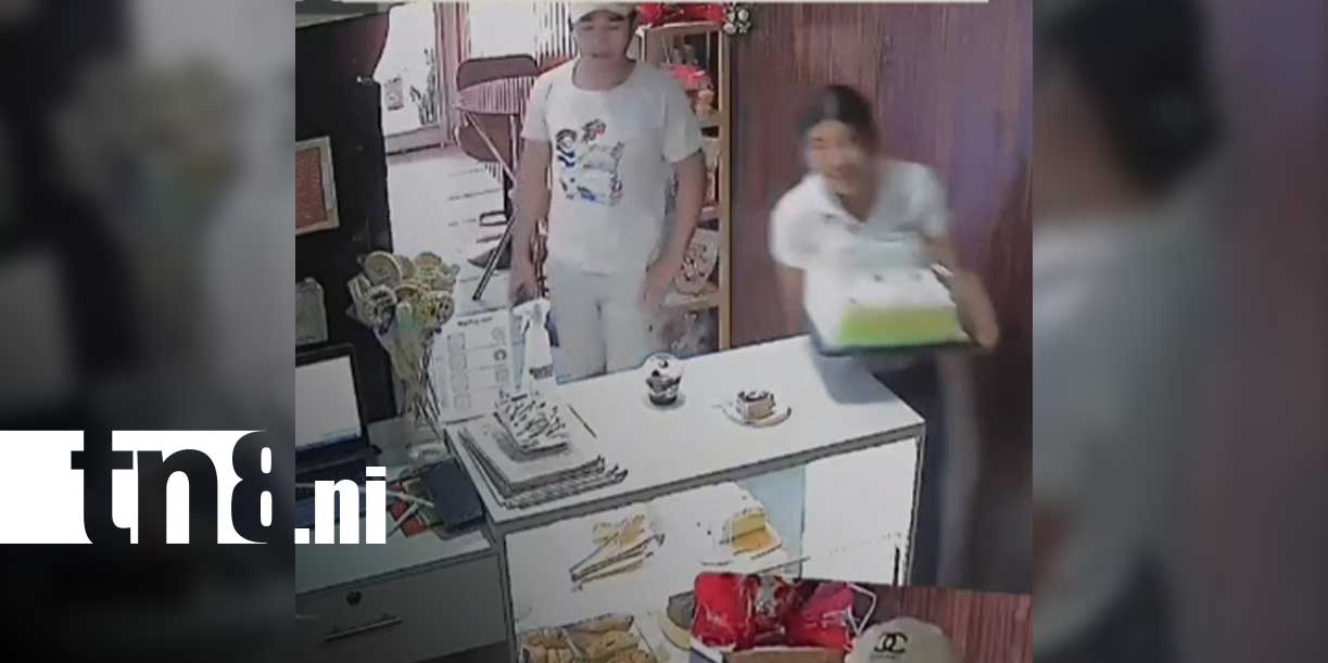 Foto: Robo de celular en negocio de Managua/TN8