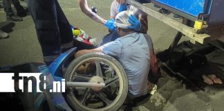 Foto: ¡Con el rostro destrozado! Motociclista ebrio protagoniza brutal accidente en Estelí/TN8