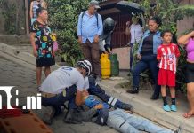 Motociclista resulta lesionado tras accidente en Estelí Foto: Motociclista lesionado en accidente en Estelí/Tn8