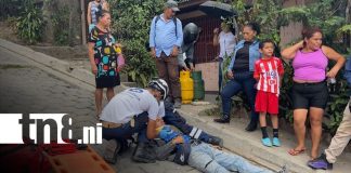 Foto: Motociclista lesionado en accidente en Estelí/Tn8