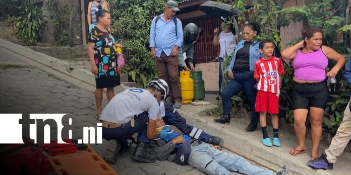 Foto: Motociclista lesionado en accidente en Estelí/Tn8