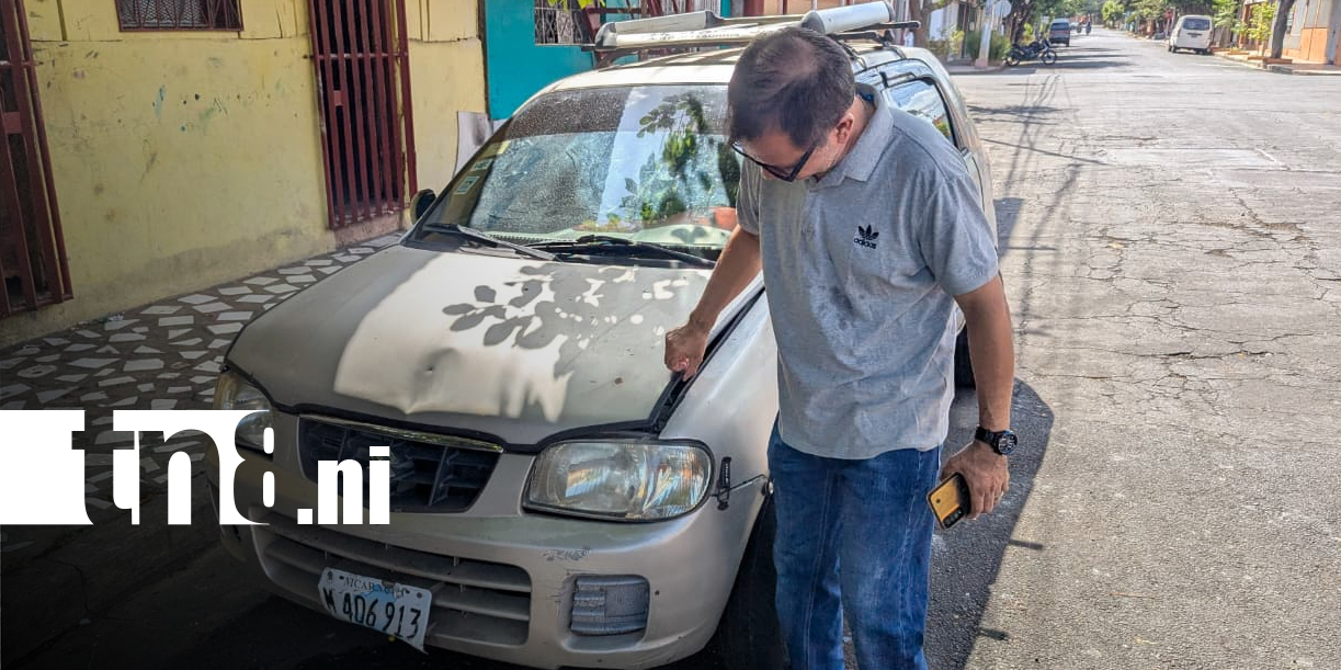 Foto: Conductor huye tras choque en Campo Bruce/tn8
