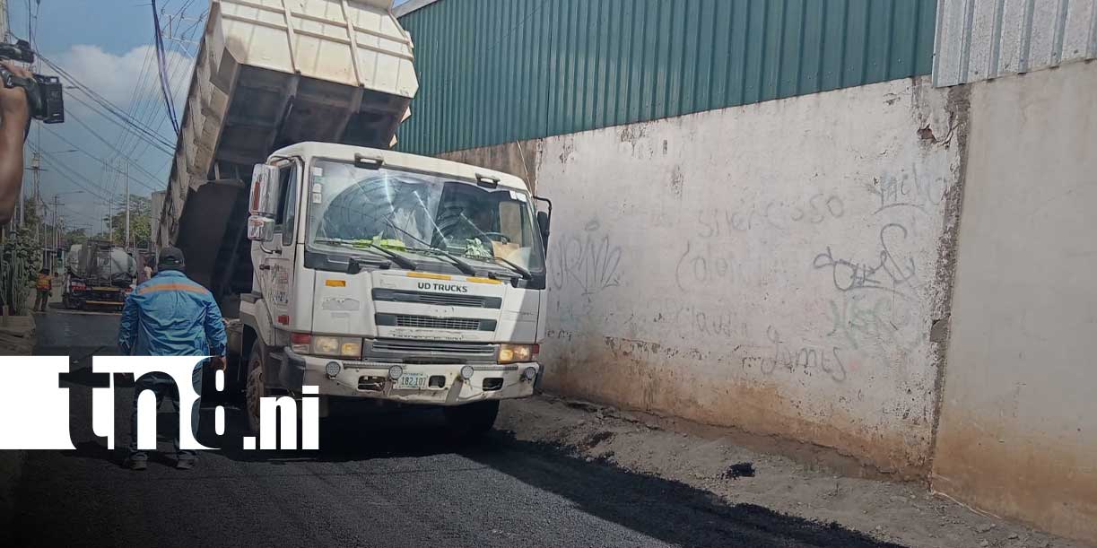 Foto: Villa Reconciliación Norte estrena nuevas calles/ TN8