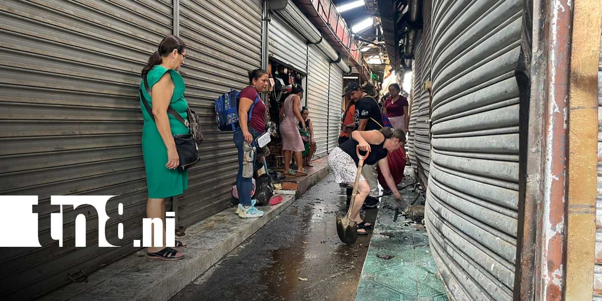 Foto: Incendio devasta mercado de Masaya/TN8