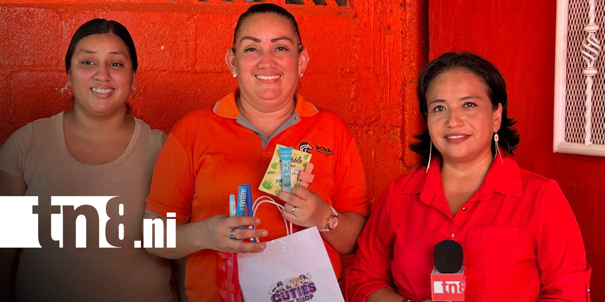 Foto: Crónica TN8 premió el amor y entrega de una madrecita en el barrio Georgino Andrade/TN8