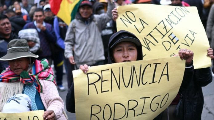 FOTO: Bolivia cumple cuarta semana de protestas contra Rodrigo Paz/CORTESÍA FOTO: Bolivia cumple cuarta semana de protestas contra Rodrigo Paz/CORTESÍA