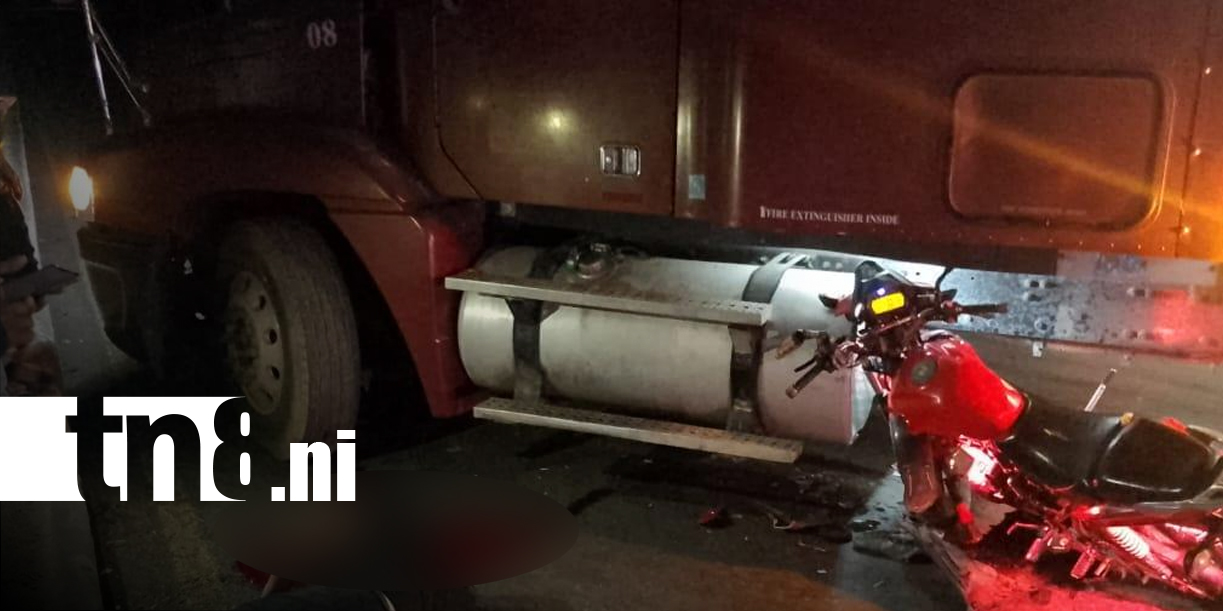 Foto: Motociclista muere en choque en Granada/TN8