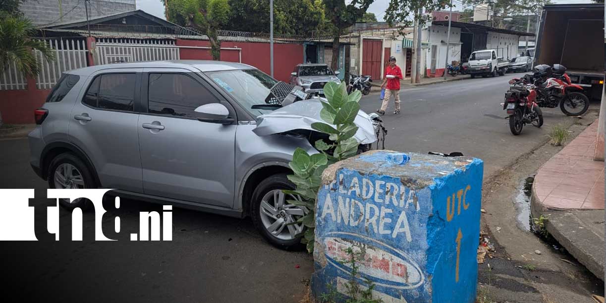 Foto:Fuerte accidente en carretera norte deja daños materiales y provoca caos vial/TN8