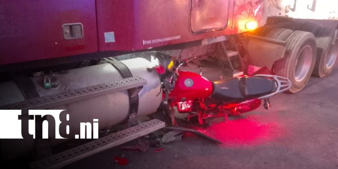8 Foto: Motociclista muere en choque en Granada/TN8