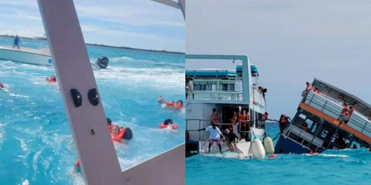 Foto: Se hunde barco turístico frente a la costa de Turquía /Cortesía
