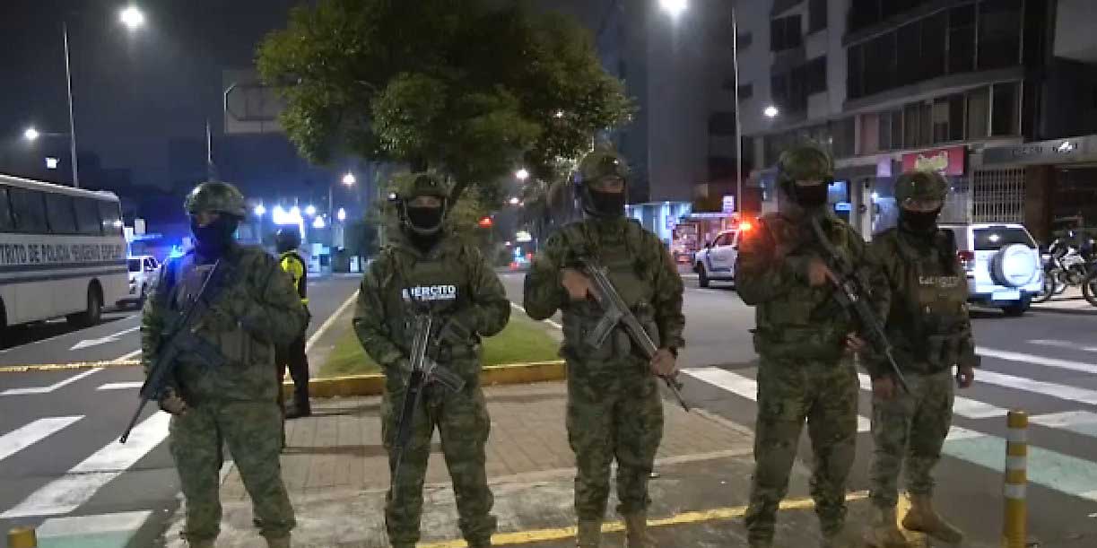 Foto: Ecuador bajo máxima tensión en frenar el crimen/Cortesía