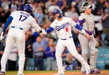 Hernández, probablemente fuera por distensión en el oblicuo izquierdo dodgers, angeles, mlb, kike, hernández,