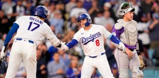 dodgers, angeles, mlb, kike, hernández,
