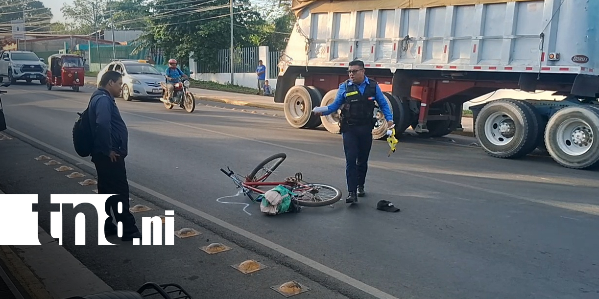 Foto: Accidente deja ciclista grave en jinotepe/TN8