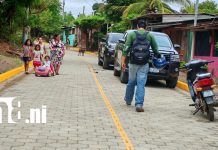 «Celebramos a lo grande»: Nueva calle adoquinada transforma la vida en Rivas Foto: Familias de Rivas celebran nueva calle adoquinada /TN8
