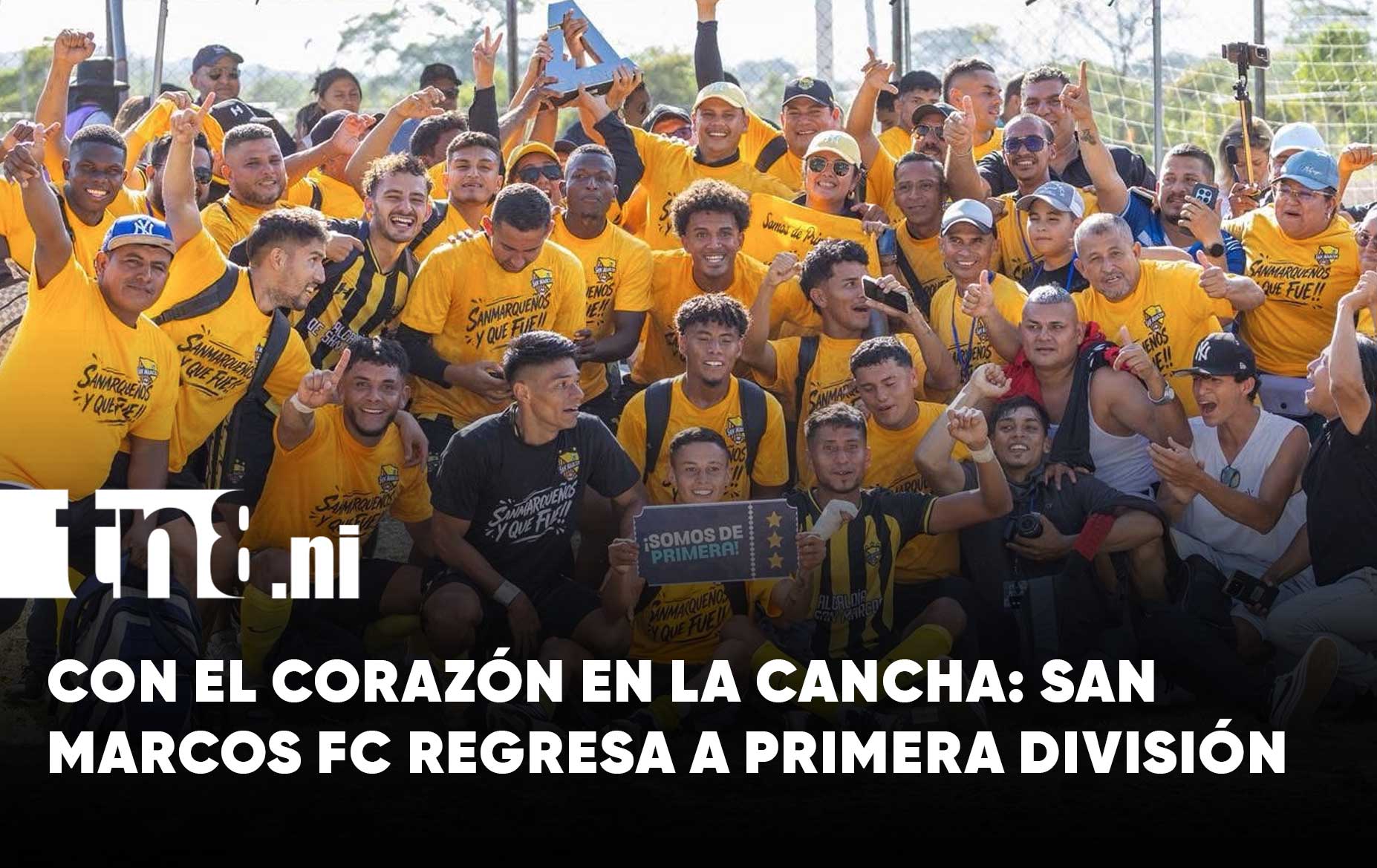 Con el corazón en la cancha: San Marcos FC vuelve a Primera División ...