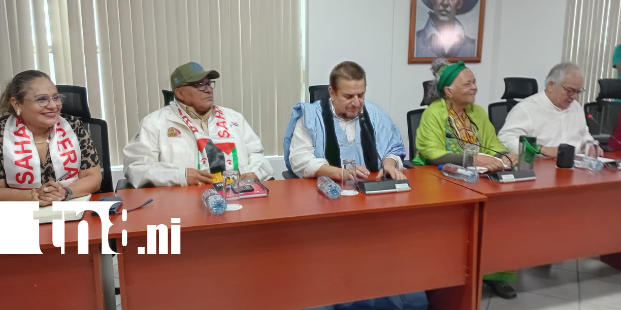 Foto: Delegación del pueblo Saharauí visitan parlamento nicaragüense /TN8
