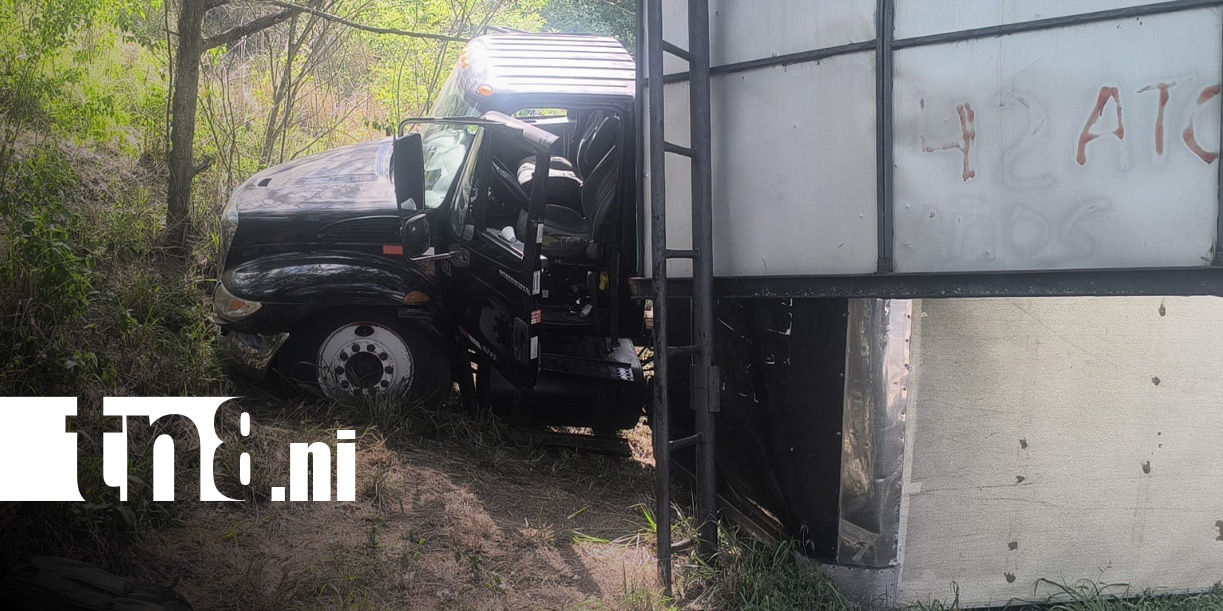Foto: Accidente con camión sin frenos en Estelí / TN8