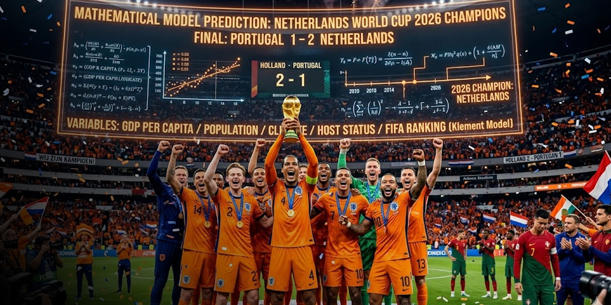 Foto: Países Bajos sería campeón del Mundial 2026, según modelo matemático 