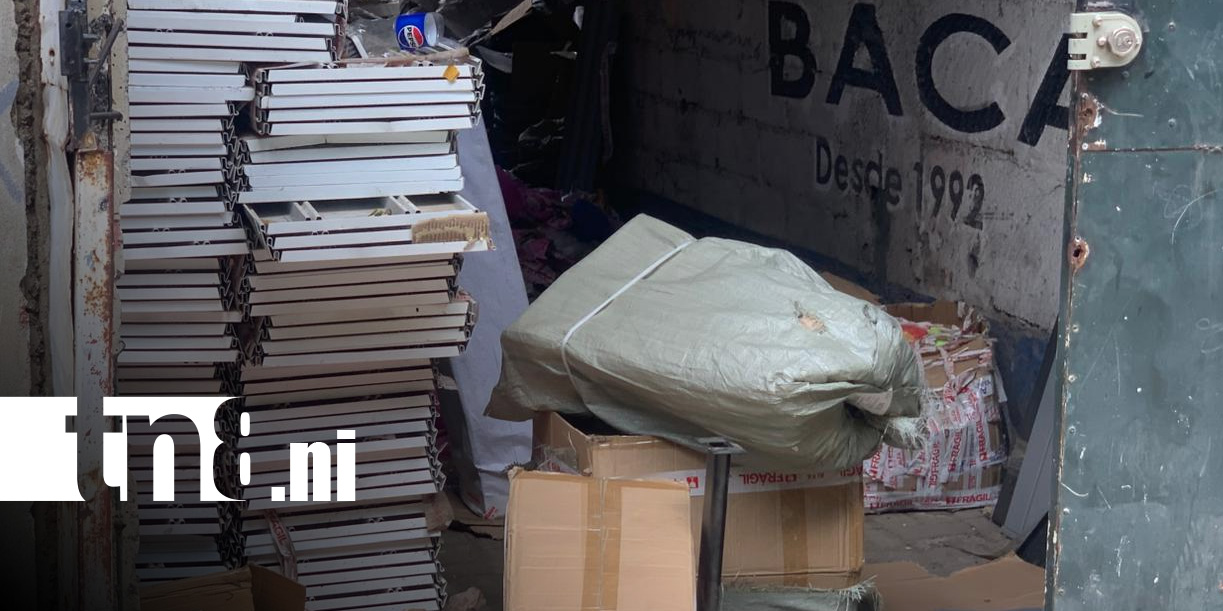 Foto: Robo en una bodega de Managua / TN8