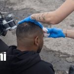 Accidente en la Panamericana Sur de Estelí deja dos lesionados Foto: Atención a accidente en Estelí / TN8
