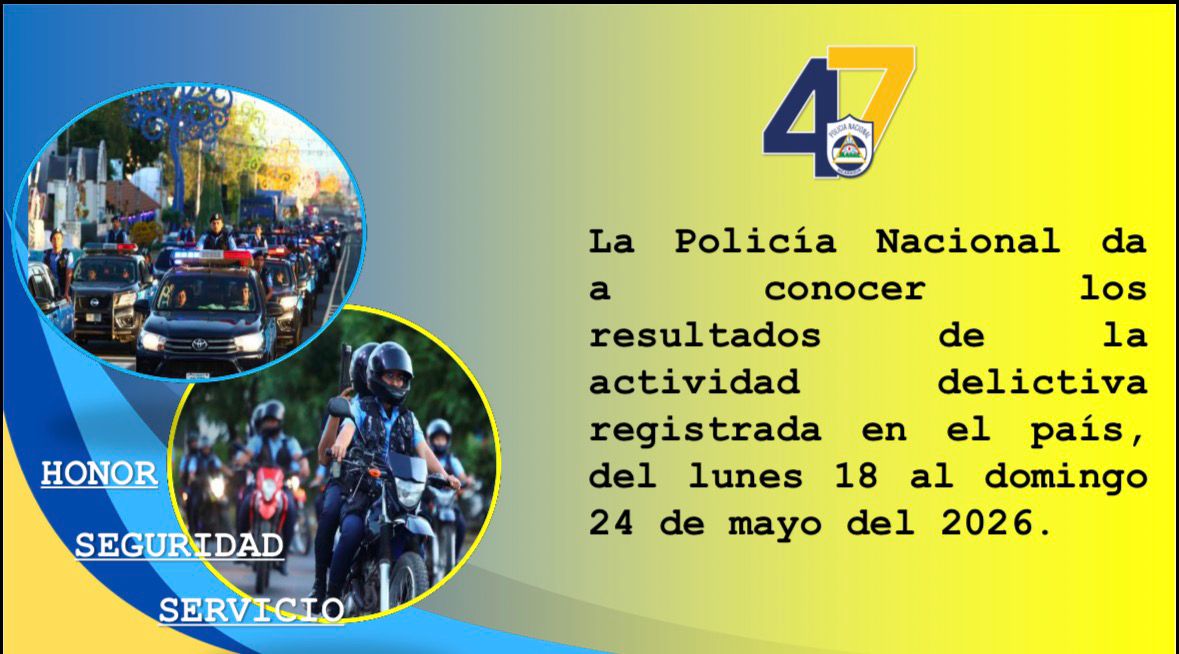 Foto: Captura de delincuentes en NIcaragua