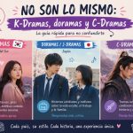 Doramas, J-Dramas, K-Dramas, ¿cuáles son las diferencias?
