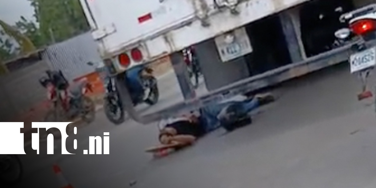 Foto: Sobrevive de milagro tras aparatoso accidente en Sabana Grande, Managua / TN8
