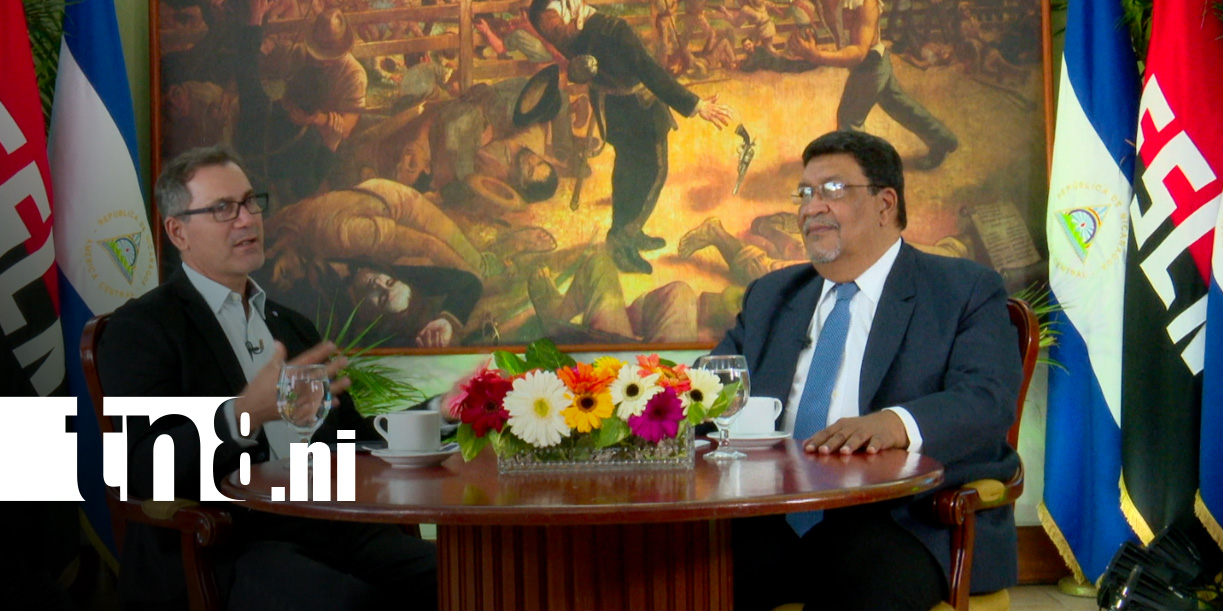Foto: Entrevista con Valdrack Jaentschke, Co-Canciller de Nicaragua / TN8