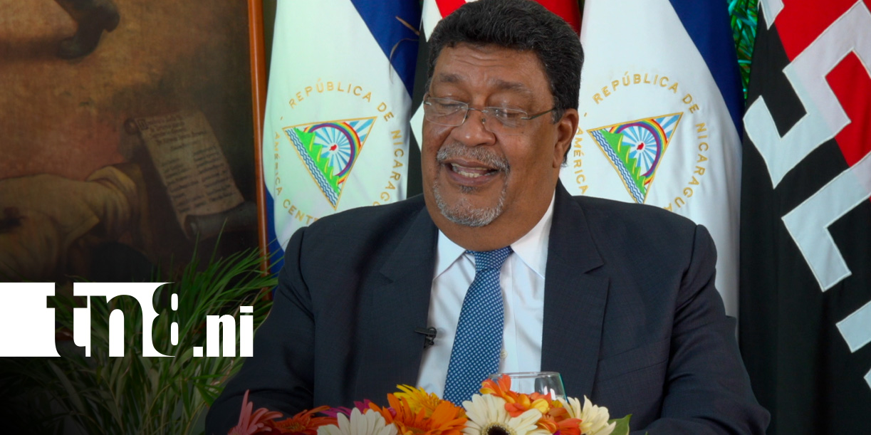 Foto: Entrevista con Valdrack Jaentschke, Co-Canciller de Nicaragua / TN8